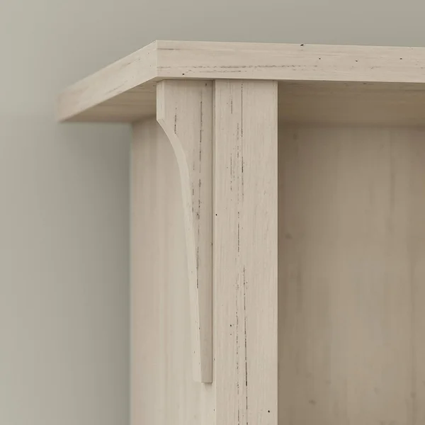 Bush Furniture Salinas Shoe Storage Bench - Antique White