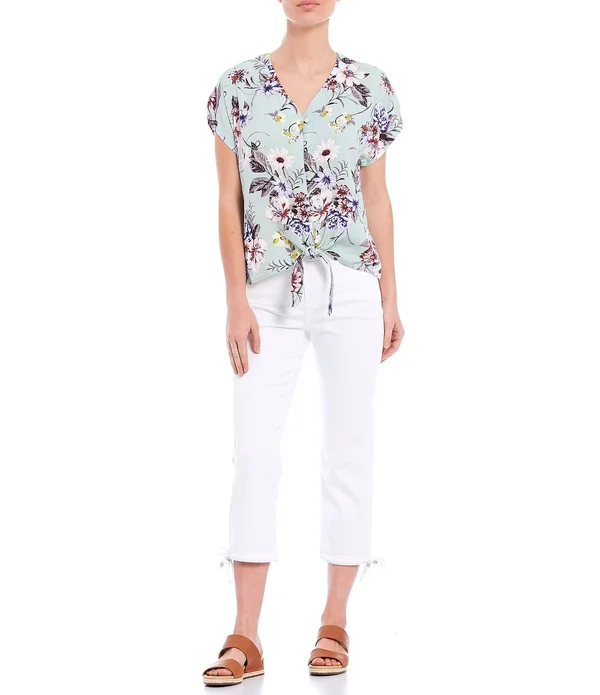 Nydj Drawcord Capri