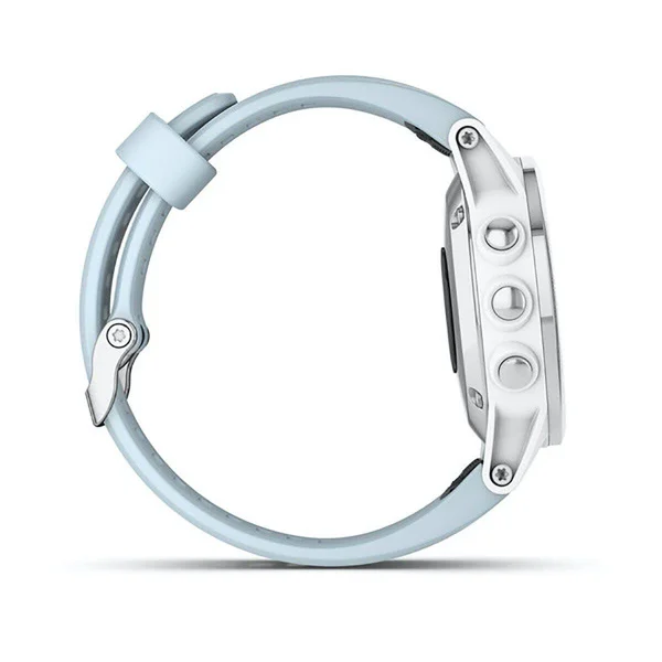 Garmin fenix 5S PLUS Multisport GPS /Galileo Watch - 1.2x22 Display - White/sea foam/Sea foam