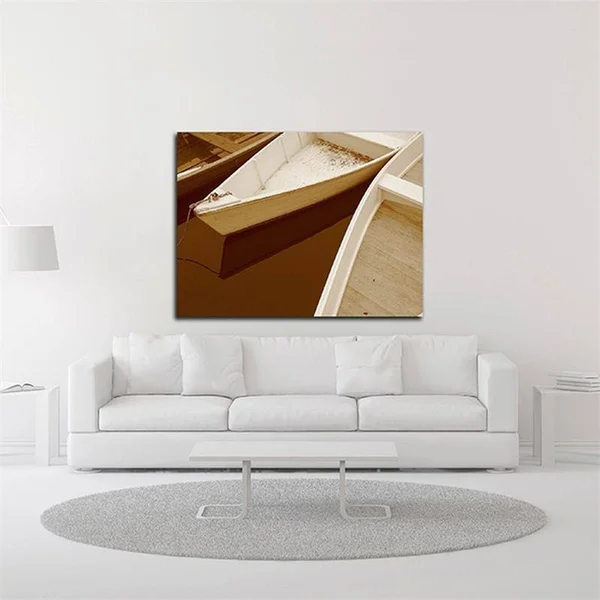 Tangletown Fine Art 14x22 x 18x22 Boats by PhotoINC Studio Print on Canvas