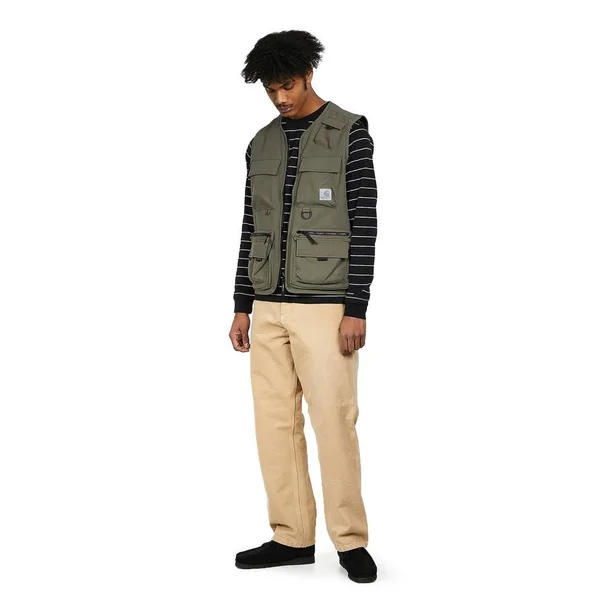 Carhartt WIP Single Knee Pant Dearborn Canvas, 12 oz - Dusty H Brown Worn Canvas - 38/34 - Men