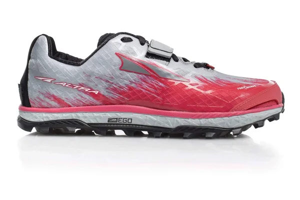 Altra Women's King MT 1.5 Running Shoe Gray/Pink 7