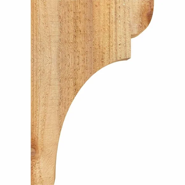 4x22W x 10x22D x 26x22H Yorktown Rough Sawn Corbel, Western Red Cedar