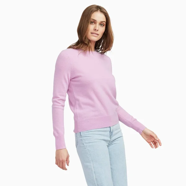 The Essential Cashmere Sweater Womens Lilac, Xxs by NAADAM