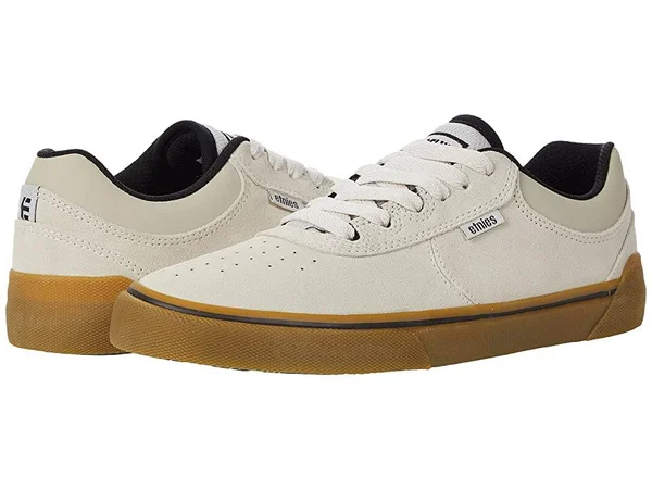Etnies Joslin Vulc Men's Shoes White/Black/Gum : 9.5 D - Medium