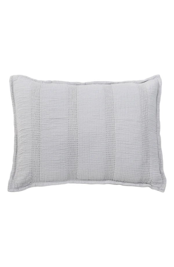 Pom Pom at Home Nantucket Sham - Size Standard - Grey