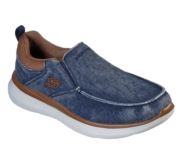 Skechers Men's Delson 2.0 Larwin Slip On - Navy