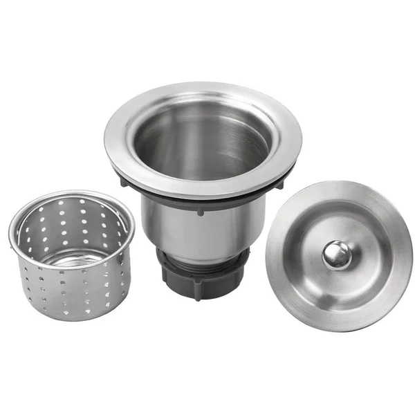 Ticor Farmhouse Apron Front 33-in x 22.25-in Brushed Stainless Steel Single Bowl Kitchen Sink - S5305