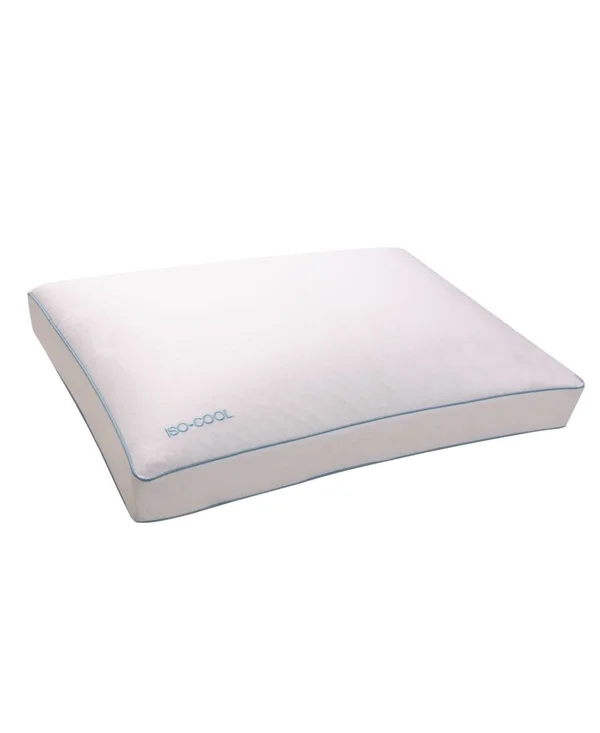 Iso-Cool Side Sleeper Memory Foam Standard Bed Pillow White