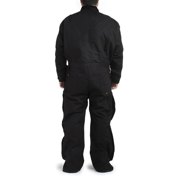Berne Men's Deluxe Insulated Coverall Black, 2XL/Tall