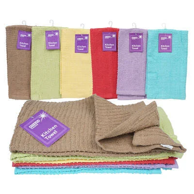 25x22 Riviera Home Kitchen Towel - Assorted - Case of 72