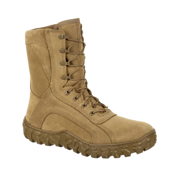 Rocky Men's S2V Tactical Military Boots, RKC080, Coyote Brown