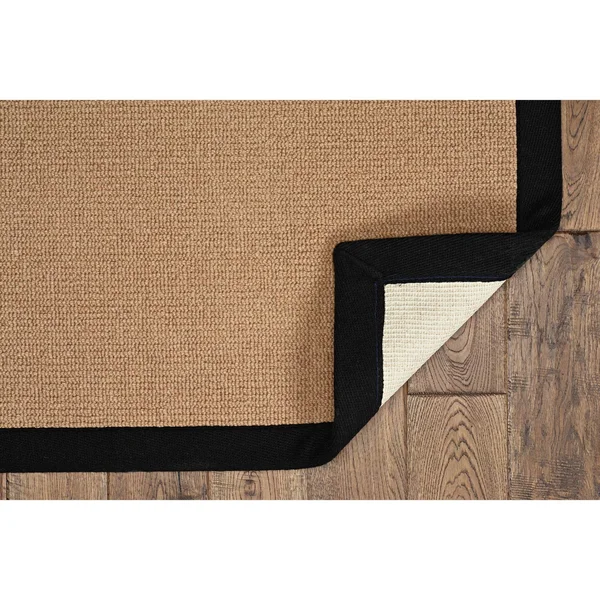Linon Athena Rug, Black, 5x8 ft