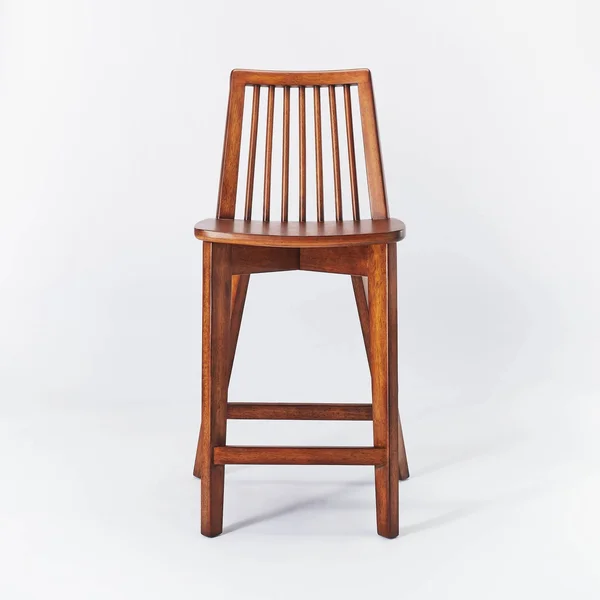 Threshold Designed w/STUDIO McGee Linden Modified Windsor Wood Counter Height Barstool Walnut - Threshold Designed with Studio M