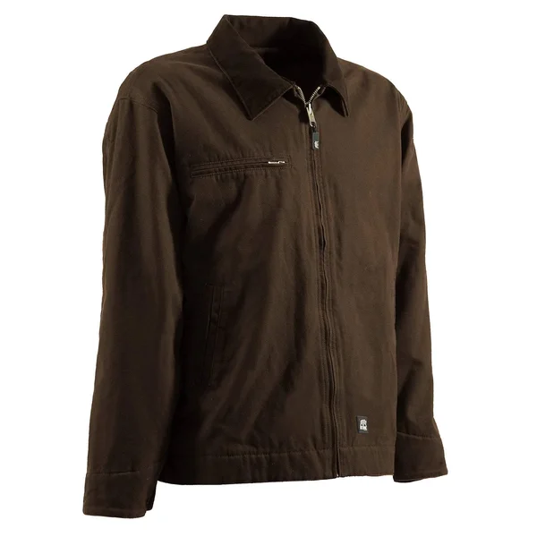 Berne Men's Original Washed Gasoline Jacket Regular - Bark
