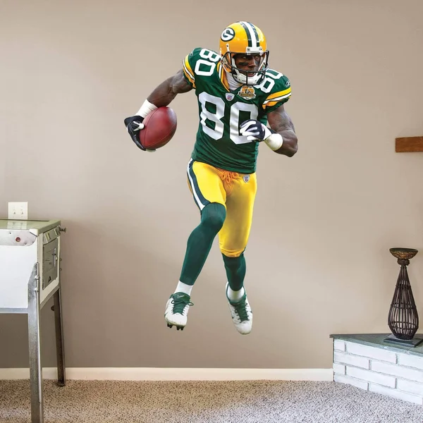 Green Bay Packers: Donald Driver Legend - Officially Licensed NFL Removable Wall Adhesive Wall Decal Giant Athlete +3 Wall Decal