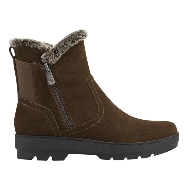 Easy Spirit Women's Adabelle Bootie, Size: 9.5, Dark Green Suede