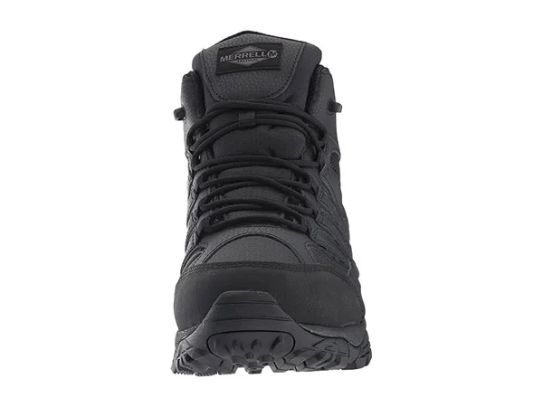 Merrell Men's Moab 2 Mid Waterproof Tactical Boots, Black