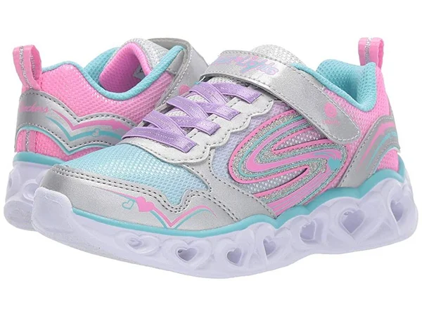 Skechers Girls& S Lights Heart Lights Love Spark Sneaker