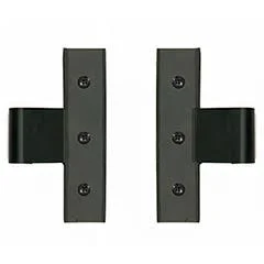 Lynn Cove Foundry EHH SS 2.25 Stainless Steel Shutter Center Hinge - Suffolk Style - 2 1/4x22 Offset - Flat Black - Pair