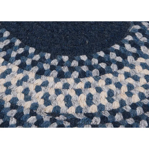 Colonial Mills Cozy Cabin Braided Reversible Indoor Area Rug - 3& x 5& Oval - Bark