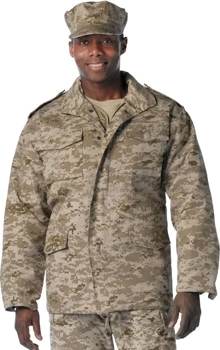Rothco* M-65 Field Jacket - Desert Digital (M)