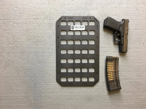 Grey Man Tactical 9.25 x 15 Rigid Molle Panel Black GMT-RMP-08
