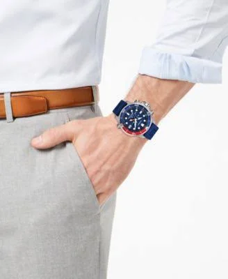 Citizen Eco Drive Mens ProMaster Aqualand Strap Watch - Ocean Blue