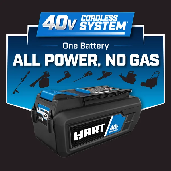 Hart 40-Volt Cordless Turbo Fan Blower Kit (1) 4.0Ah Lithium-Ion Battery