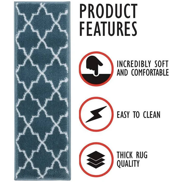 Sussexhome Trellisville Collection Stair Treads - 7-Pack - Navy