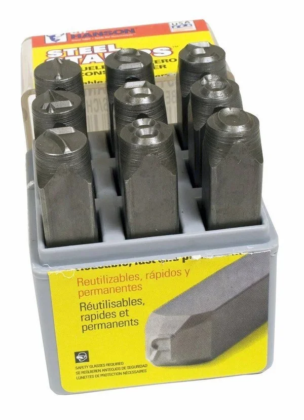 C.H. Hanson 25661 Number Set - 3/8 in. H, steel