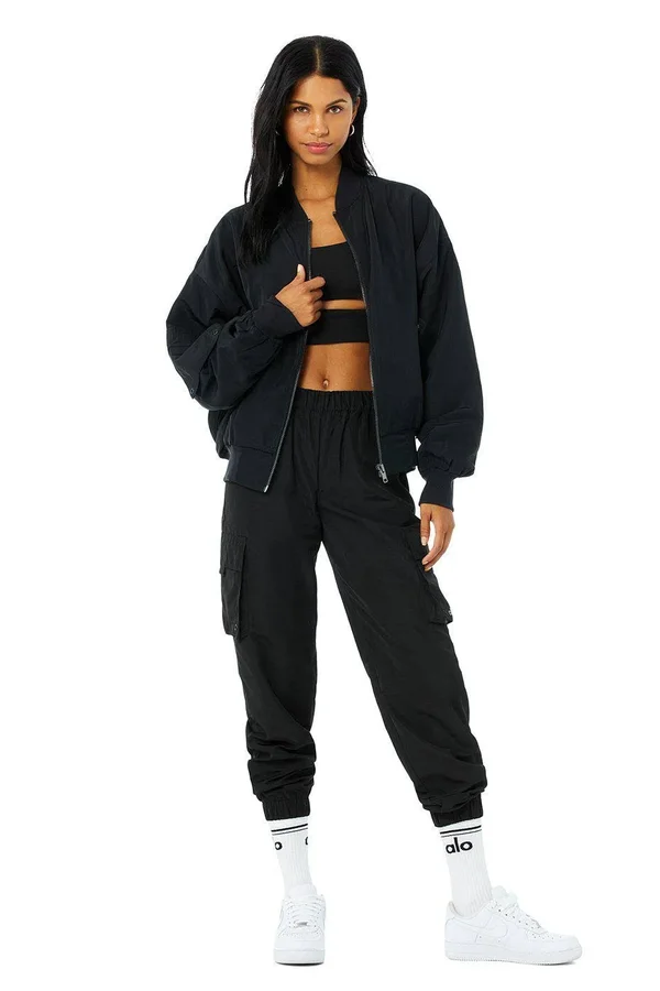 Alo Yoga It Girl Bomber - Black - S