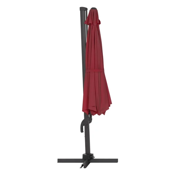CorLiving Deluxe Offset Patio Umbrella - Orange
