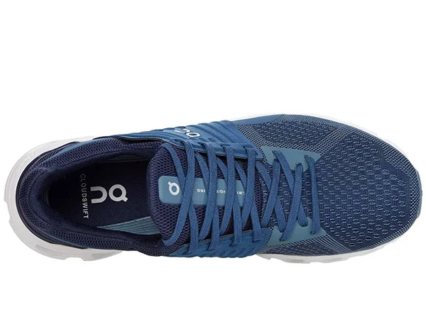 on Cloudswift Running Shoe Men's - Denim/Midnight, 8.5