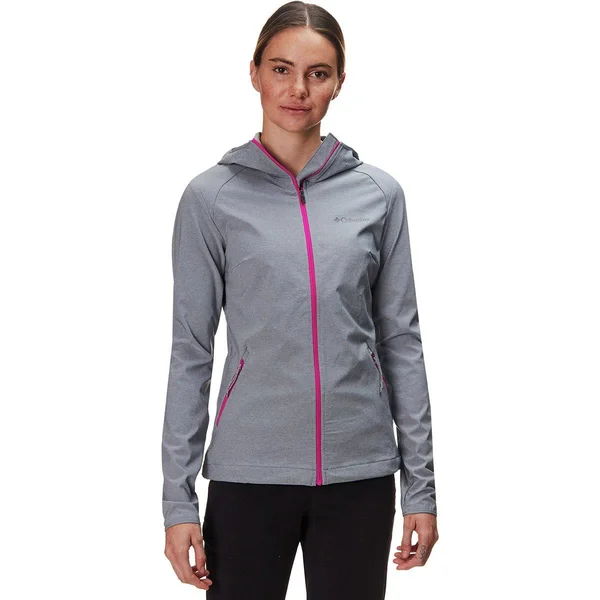 Columbia Heather Canyon Softshell Jacket Grey Ash Heather Xs