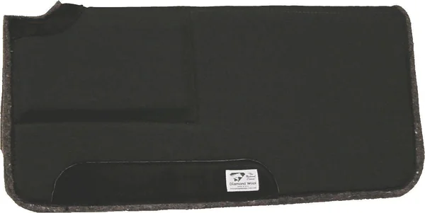 Diamond Wool 4-Inch Cutback Built Up Pad Black
