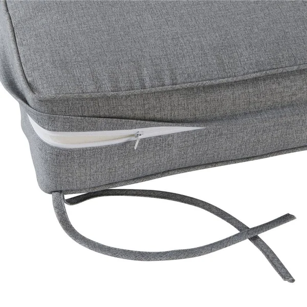 Greendale Home Fashions Deep Seat Cushion Set Heather Gray