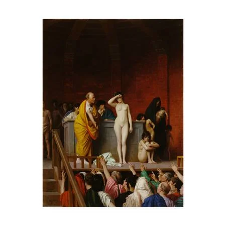 Trademark Fine Art 'Market in Rome' Canvas Art by Gerome - Size: 24 x 32