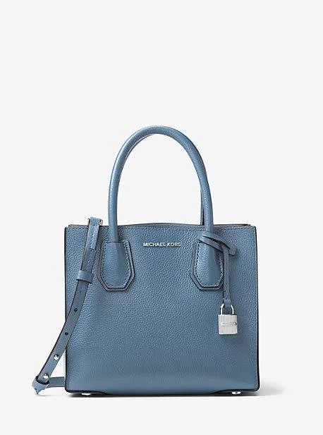 Michael Kors Studio Mercer Crossbody - Denim - 8.5 x 7.5 x 4