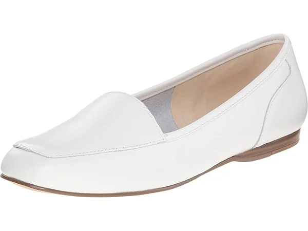 Women's Bandolino Liberty Slip-On Loafers - White 8.5 N Narrow