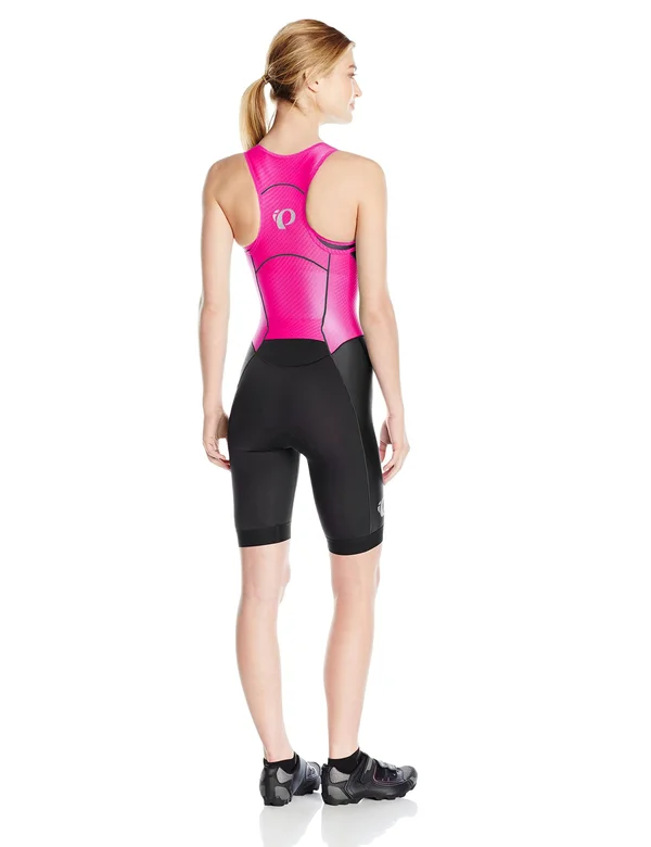 Pearl Izumi Women's Elite Pursuit Tri Suit - Black - Pink - Small