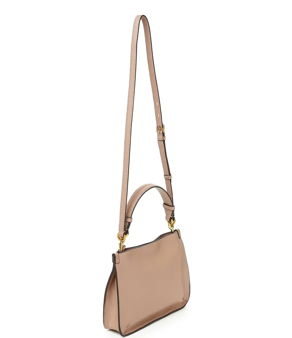 Etienne Aigner Alexandra Pebble Nappa Leather Crossbody Bag - Black