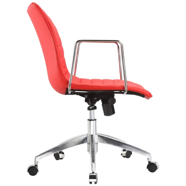 Fine Mod Imports Comfy Mid Back Office Chair Red