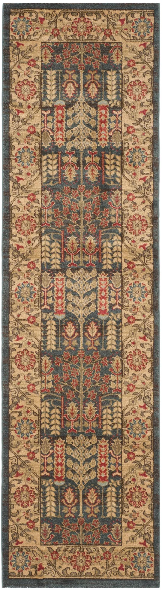 Safavieh Mahal MAH697E Navy/Natural Rug 2&2x22 x 10& Runner