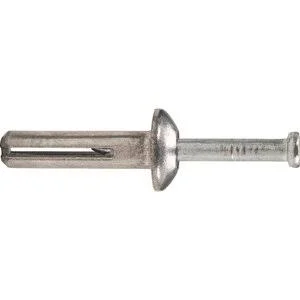 DeWalt Eng. by Powers 02809-PWR-Zamac Nailin Anchor - Mushroom Head, Carbon Steel, 1/4x22x 1x22-1000 Pk