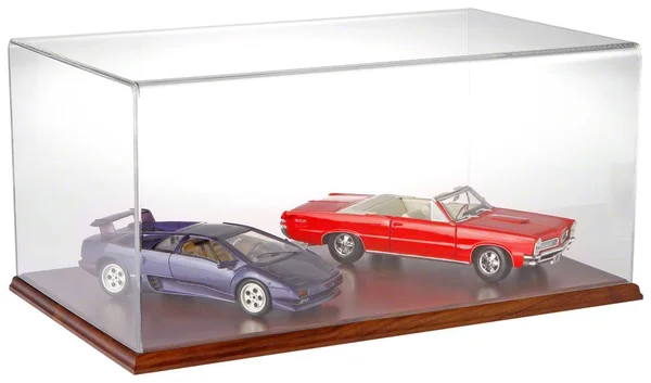 Plymor Brand Clear Acrylic Display Case with Hardwood Base - 20x22 W x 12x22 D x 9x22 H