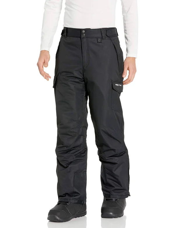 Arctix Men's Cargo Snow Pants, Medium, Black