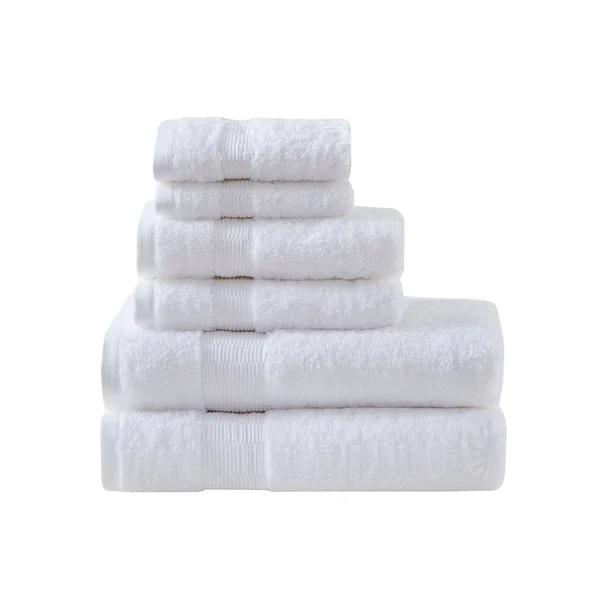 Madison Park Signature Luxor 100-percent Egyptian Cotton 6 Piece Towel Set (White)