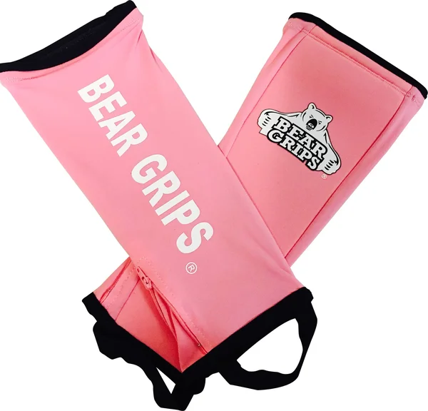 Bear Grips:Shin Guard Sleeves - Padded 5mm Shin Protection for Rope climbs, Box Jumps, Dead Lifts, olympic Lifts, Weight Lifting