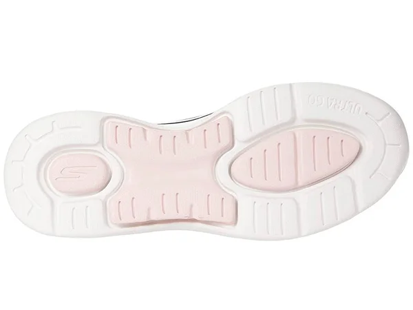 Skechers Women's GOwalk Arch Fit - Grateful Slip-On Walking Shoes - Black/Pink, 8.5